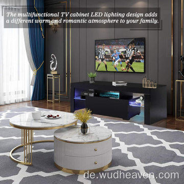 Glänzende LED-TV-Schrank-TV-Ständer